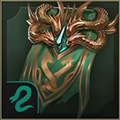 Protection banner accessory icon.