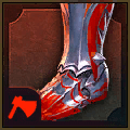 Critical Damage boots icon.