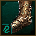 Protection boots icon.