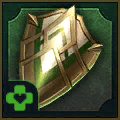 Regeneration shield icon.