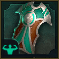 Relentless shield icon.